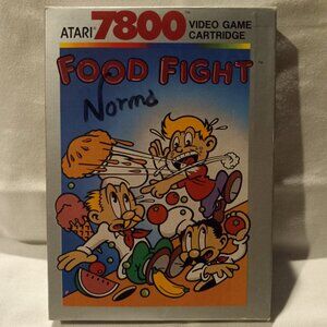 FOOD FIGHT CIB - ATARI 7800 UN-Tested